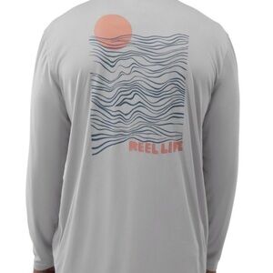 Gray men’s size 2 XL Long Sleeve Rash Guard for Swimsuit